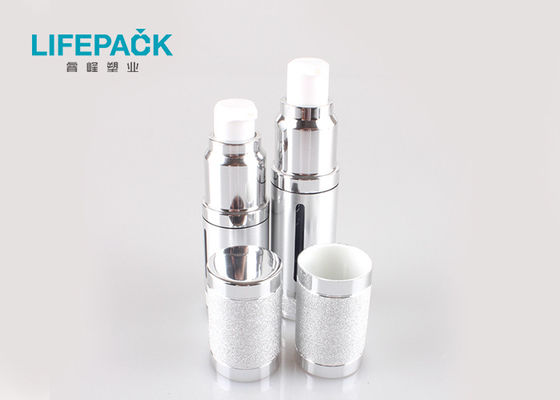 Aluminuim Cap Pompa Lotion Tanpa Penyemprotan, Finishing Botol Tanpa Air Serum