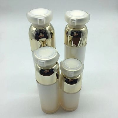 Botol Pengap Kosmetik Mewah Dengan Pompa 15ml 30ml 50ml 100ml
